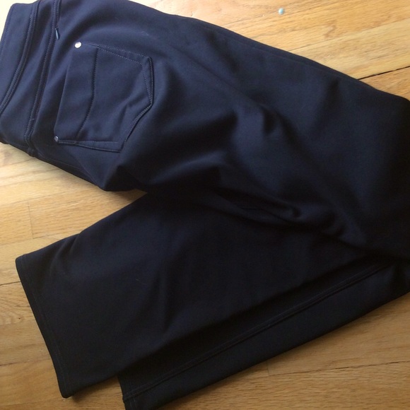 Black ATHLETA pants inseam 35 ST  5 pockets - Picture 2 of 5